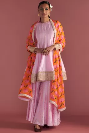 Baby Pink Springbud Sharara Set