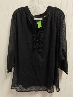 Blouse 3/4 Sleeve By Clothes Mentor  Size: 2x