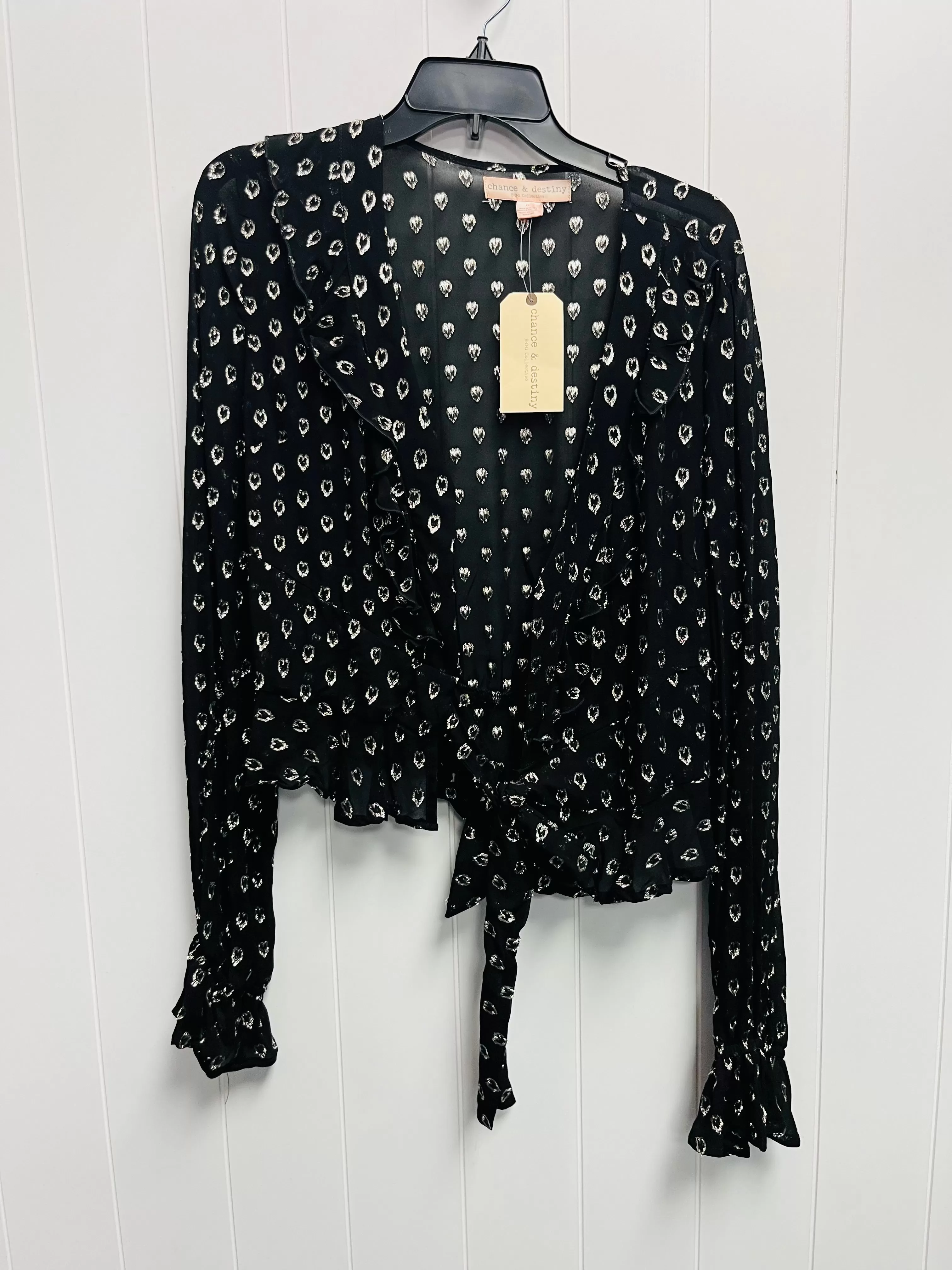 Blouse Long Sleeve By chance & destiny  Size: Xl