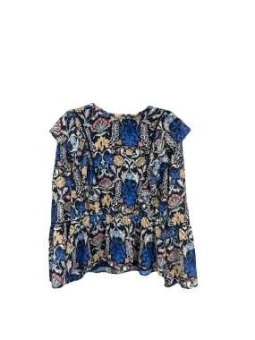 Blouse Long Sleeve By Inc In Multi-colored, Size: L