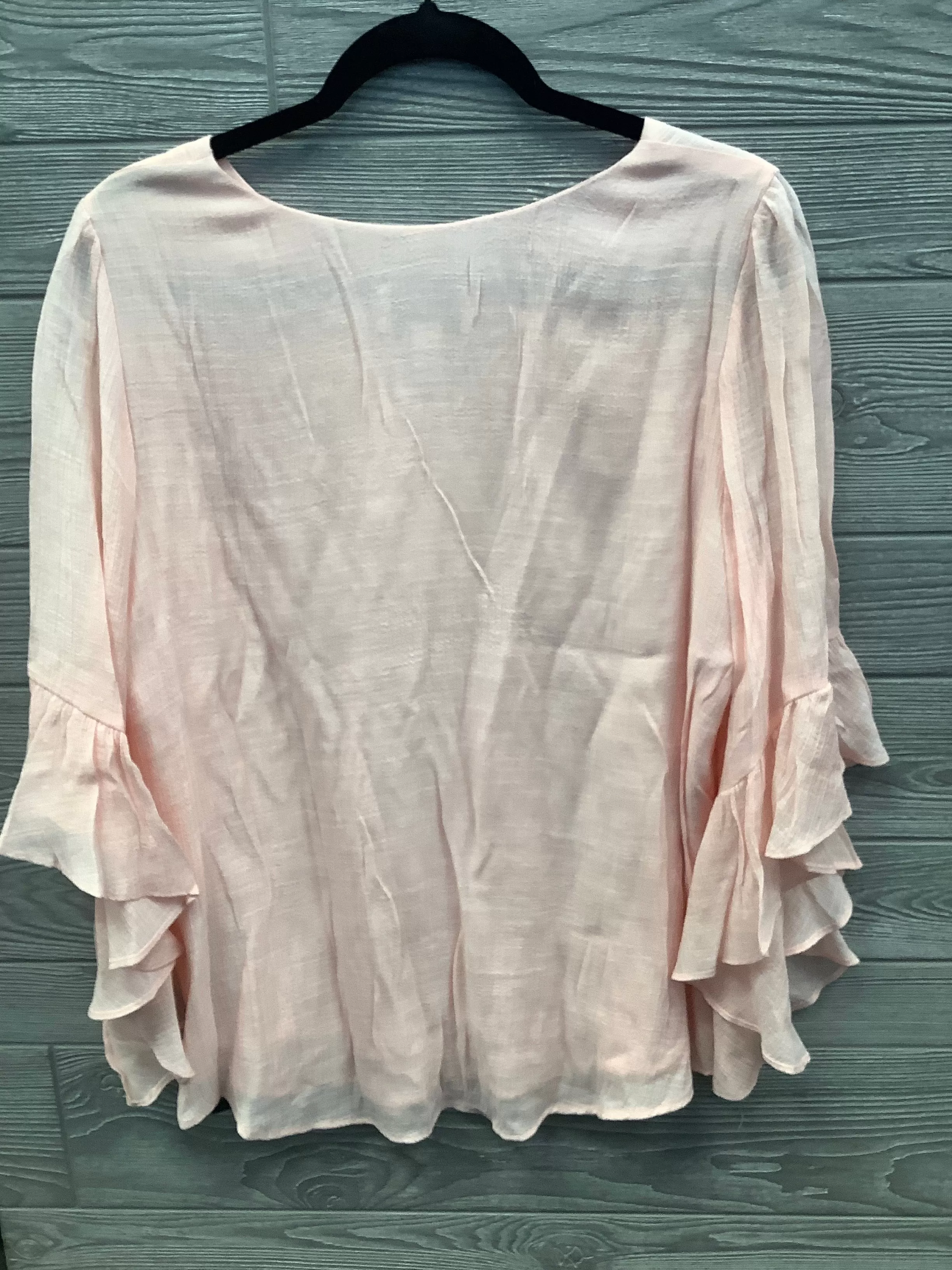 Blouse Long Sleeve By Joseph Ribkoff In Pink, Size: L