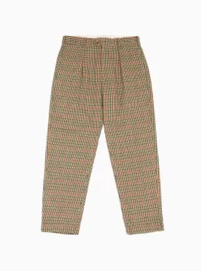 Carlyle Trousers Khaki Gunclub Check