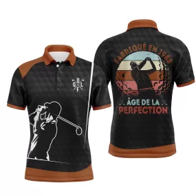 Chiptshirts - Polo De Golf, Cadeau Humour Pour Fans De Golf, Anniversaire 1988, Polo de Sport Homme et Femme, Fabriqué en 1988 - Âge de la Perfection - CTS27052220