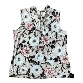 Floral Print Blouse Sleeveless Karl Lagerfeld, Size M