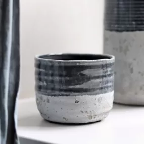 Grey Rustic Pot