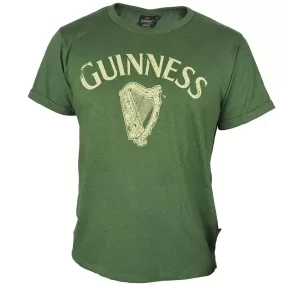 Guinness Green Distressed Harp T-Shirt