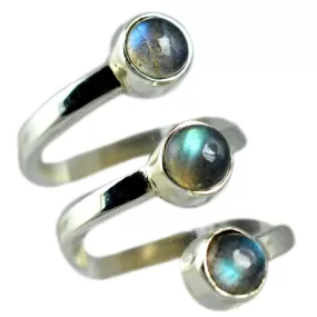 Labradorite 925 Solid Sterling Silver Handmade Ring,Gift for her