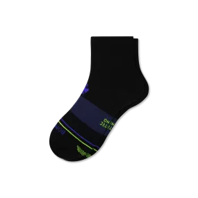 Men's Merino Wool Blend Athletic Quarter Socks