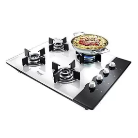 Prestige HobTOP Schott Glass Top 4 Burner Auto Ignition Gas Stove