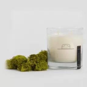 ROCKS GLASS CANDLE - OAK MOSS