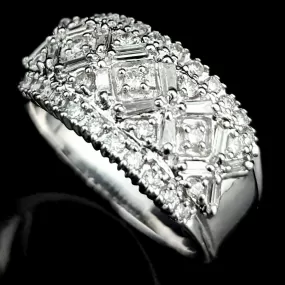 The Everett - Estate Diamond 14k White Gold Ring Band