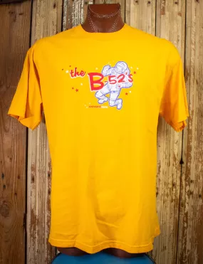 Vintage B-52's Universe 2000 Concert T Shirt Yellow XL