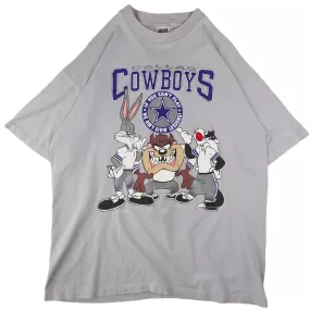 Vintage Looney Tunes Dallas Cowboys T-Shirt - XL