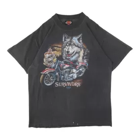 Vintage Metropolis Harley Davidson 3D Emblem T-Shirt - L